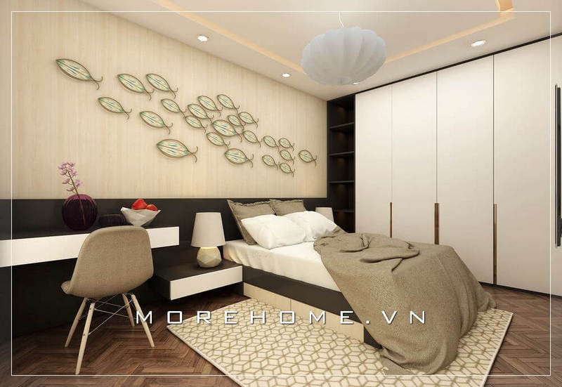 Giường ngủ gỗ hiện đại